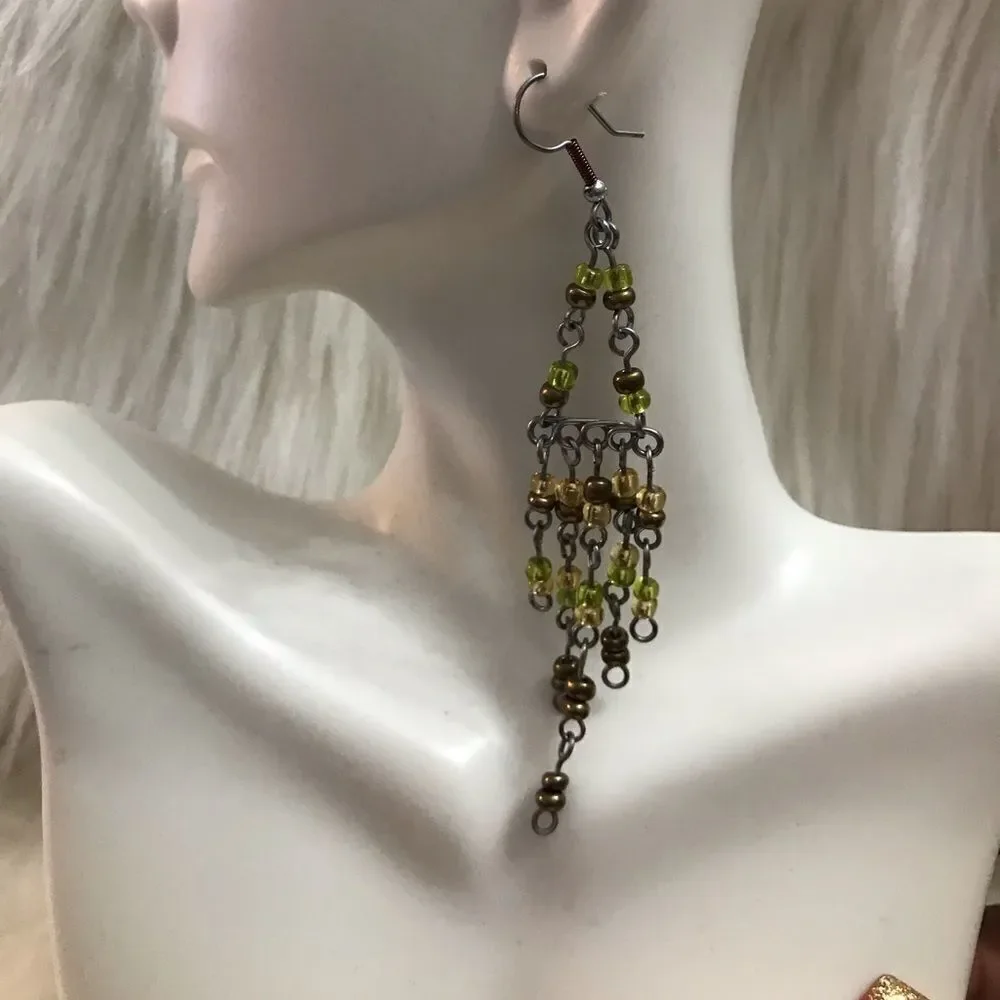Beaded Dangle Earrings